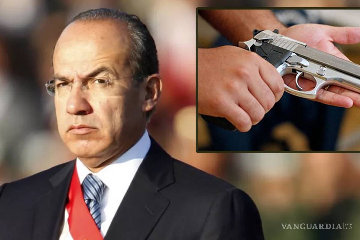 Felipe Calderón cargaba arma de fuego cuando AMLO lo dejó 4 meses sin seguridad