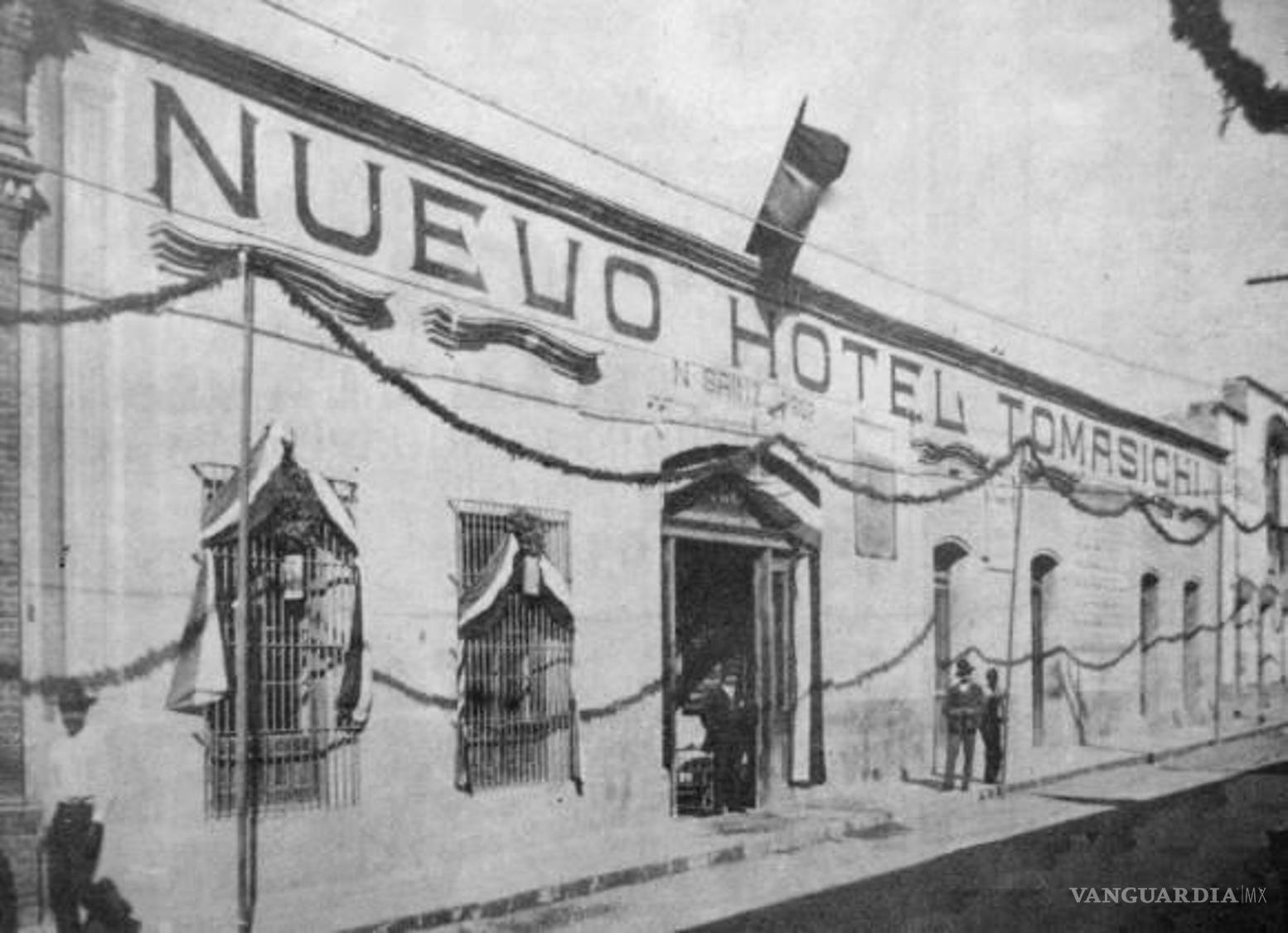 $!Fachada del Hotel Tomasichi cuando se ubicó en Victoria.