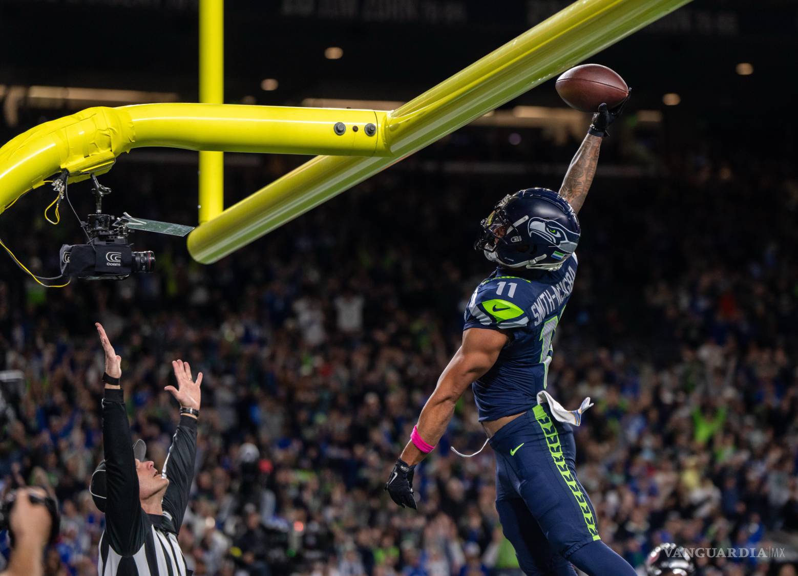 $!Jaxon Smith-Njigba lideró la NFL con 1,793 yardas y se consolidó como la estrella aérea de Seahawks de Seattle antes del Super Bowl LX.