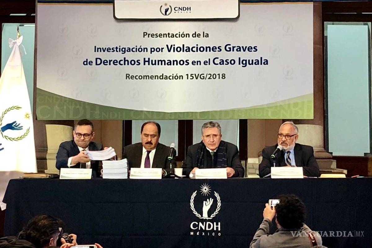 Al menos 19 personas fueron incineradas en Iguala, señala CNDH