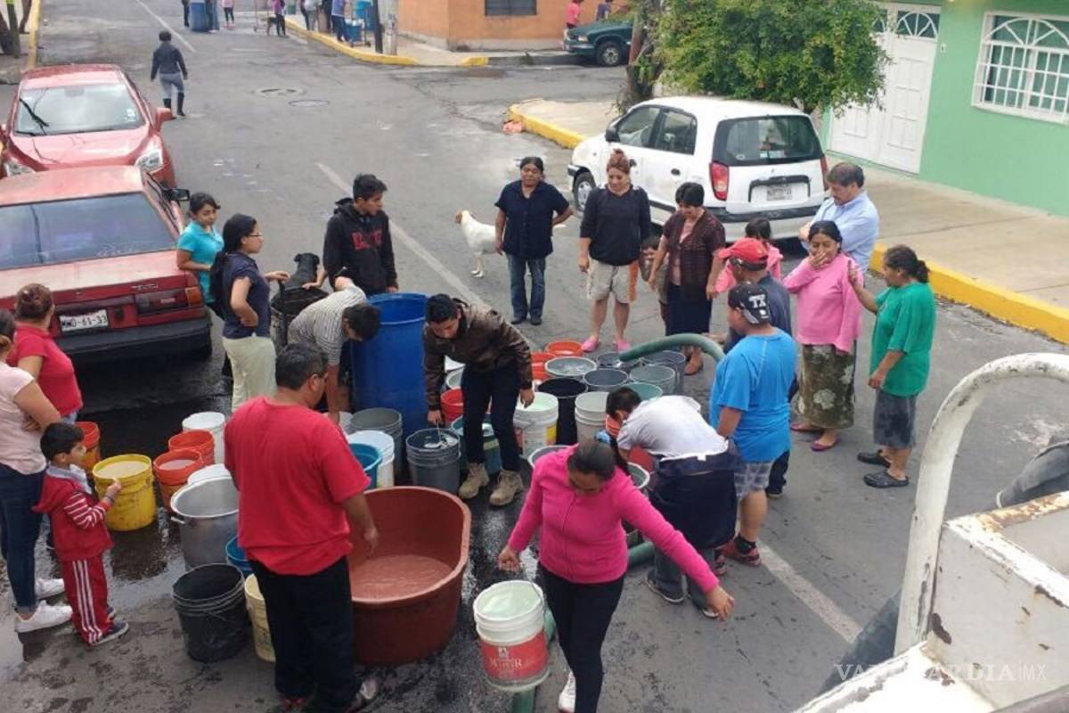 Falta de agua, otro problema en la Ciudad de México