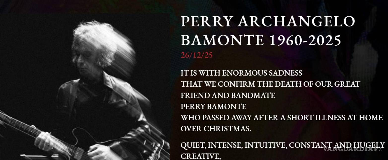 $!En su sitio web la banda rindió un breve homenaje a su compañero.