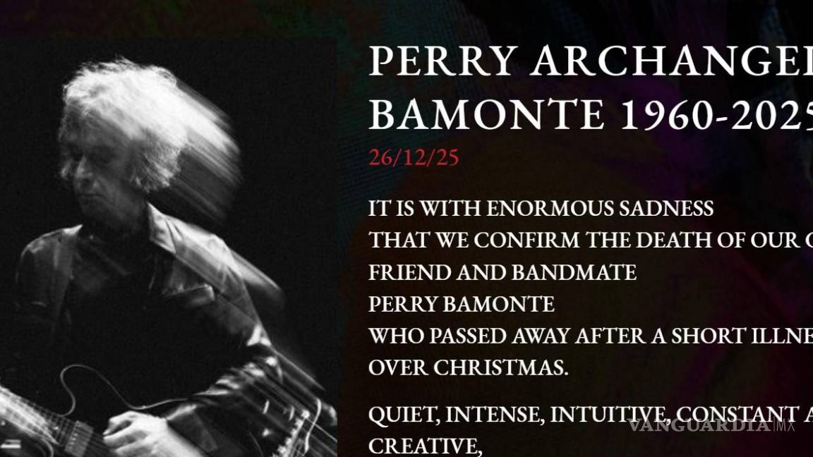 $!En su sitio web la banda rindió un breve homenaje a su compañero.