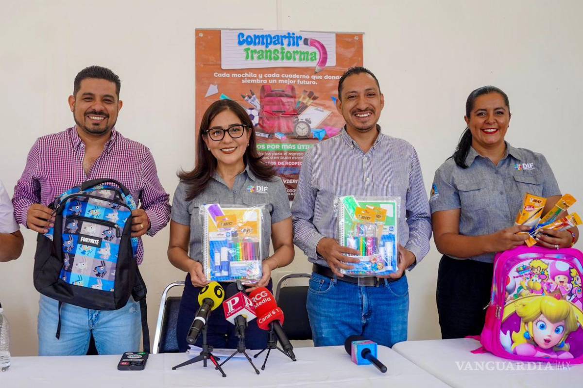 Arranca en Ramos Arizpe colecta de últiles escolares en beneficio de sectores vulnerables