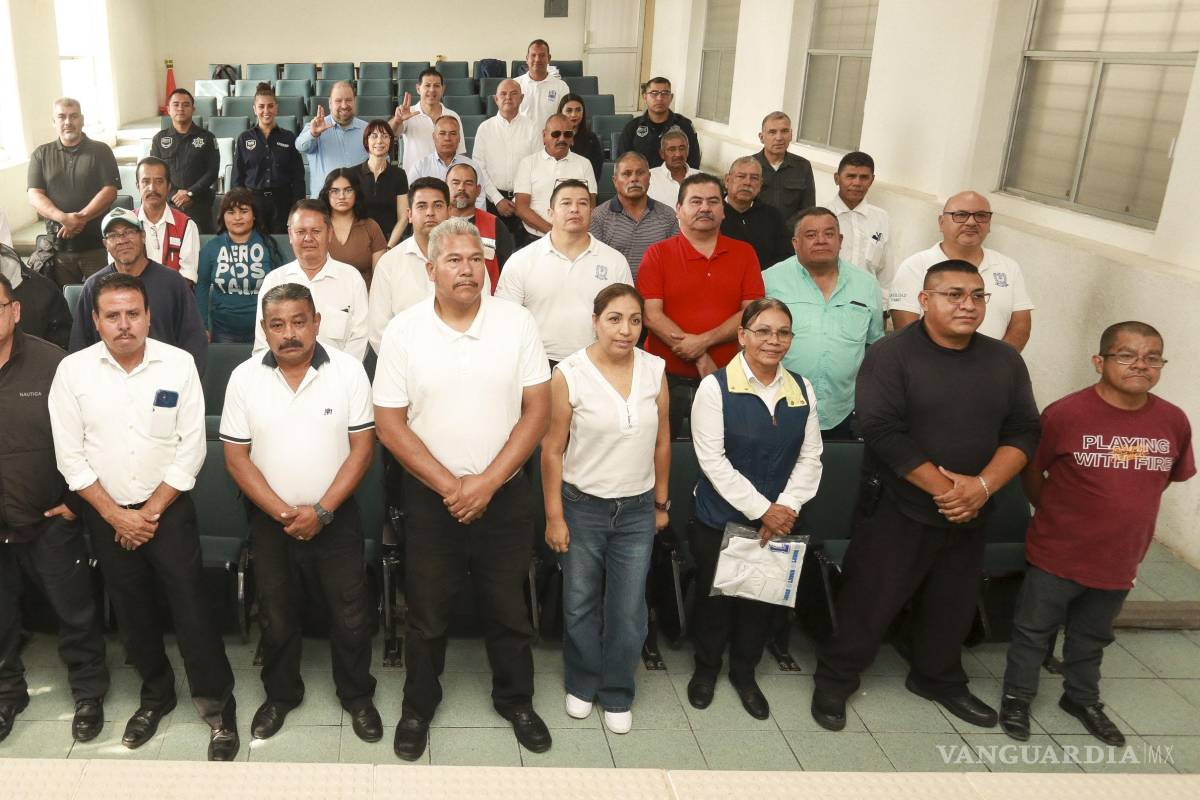 $!Personal de vigilancia recibió capacitación en normatividad, protocolos y prevención de incidentes.