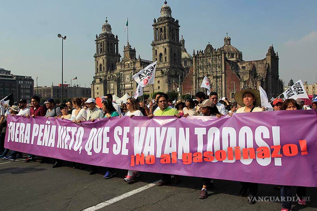 Concluye mitin en Zócalo; piden rescatar a Pemex