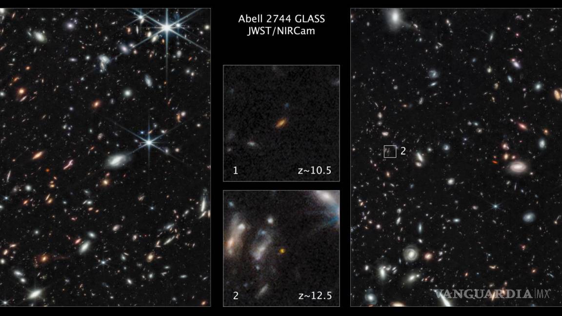 Telescopio espacial James Webb detecta una galaxia que pudo haberse formado después del Big Bang