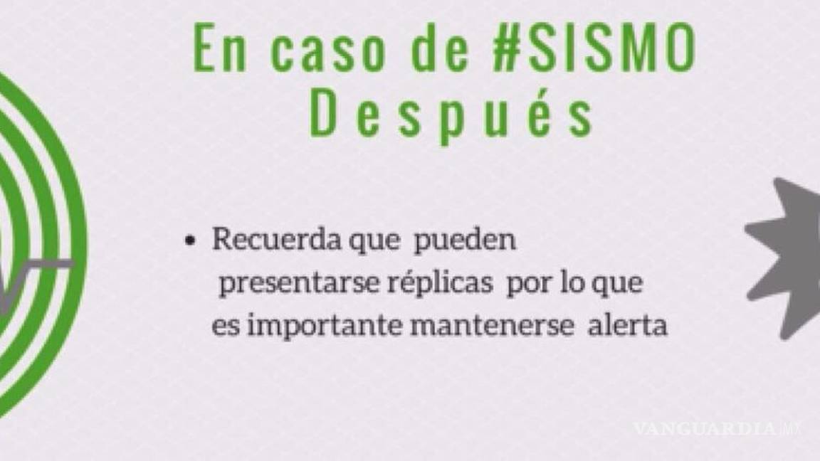 $!Ya pasó el sismo, ¿ahora qué hago?