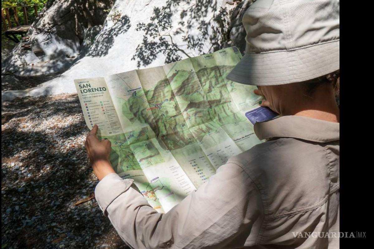 Saltillo: el Cañón de San Lorenzo estrena mapa con rutas y datos de su biodiversidad