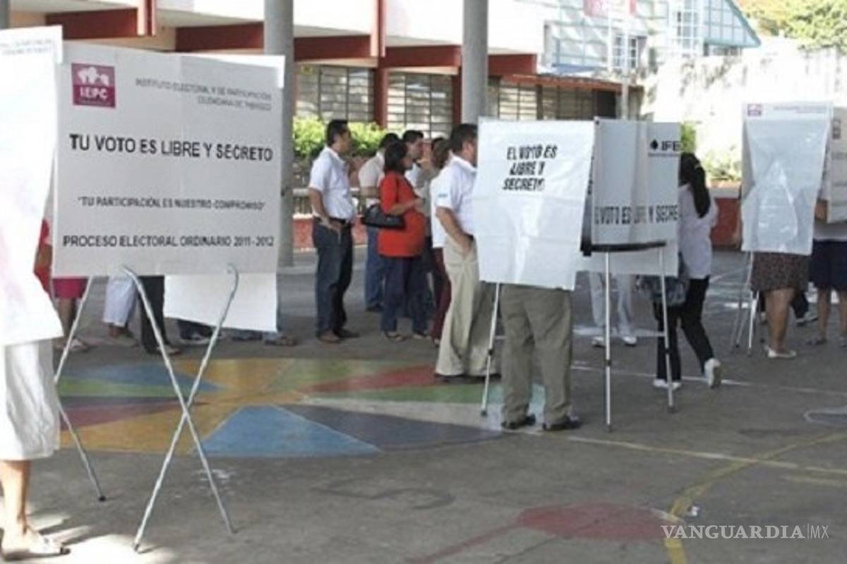 Instalarán casillas electorales en más de mil escuelas de Coahuila