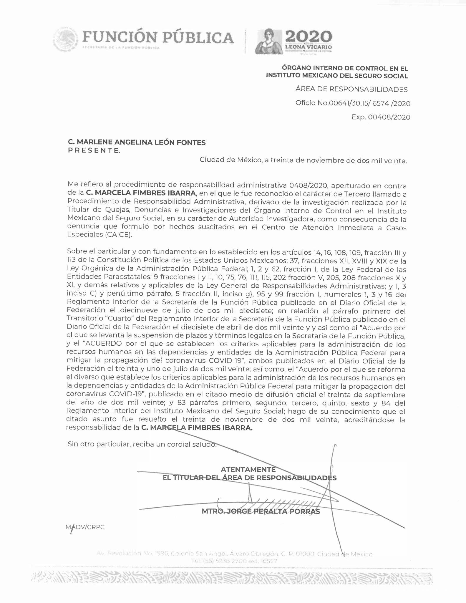 $!Inhabilitan por 12 años a Marcela Fimbres, ex administradora del CAICE en Hermosillo