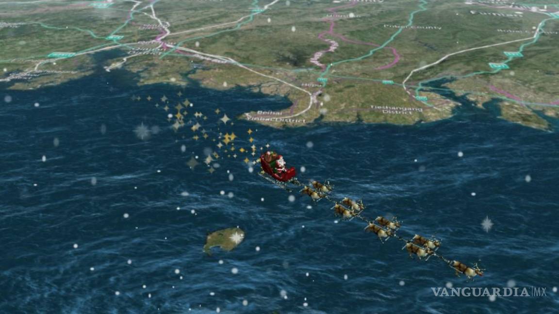 Comienza Santa Claus a compartir regalos y la magia de la navidad por el mundo, afirma el Pentágono