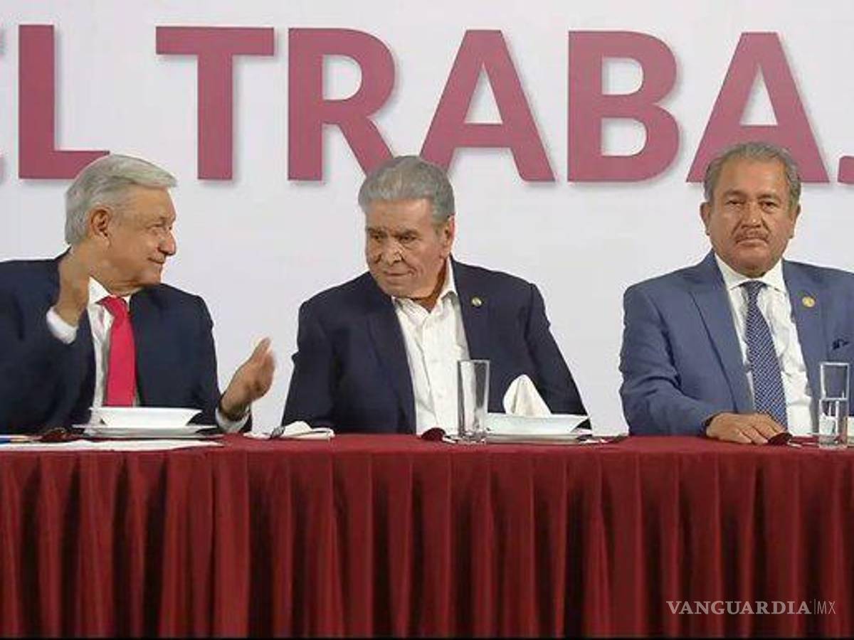 $!Obrador estuvo rodeado de dirigentes sindicales involucrados en escándalos de corrupción y enquistados por años en las organizaciones gremiales