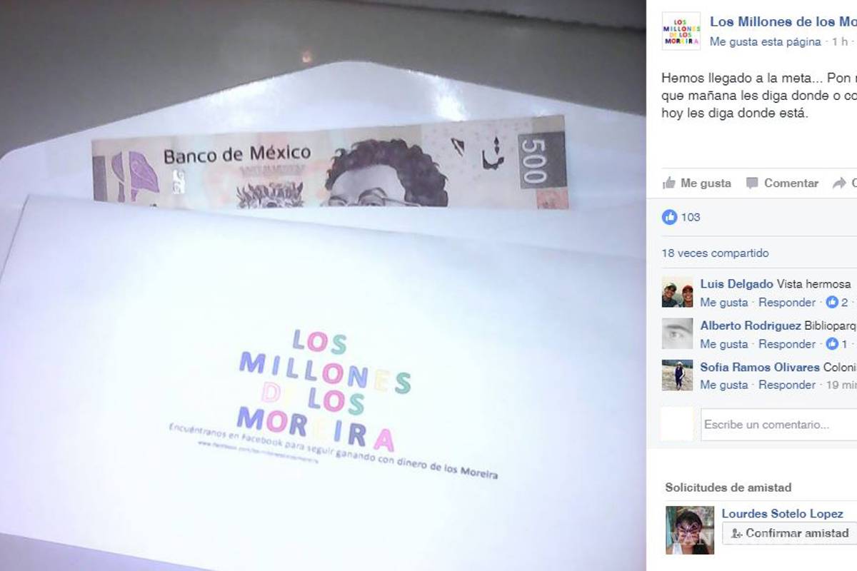 Aparecen sobres que hacen referencia a los Moreira