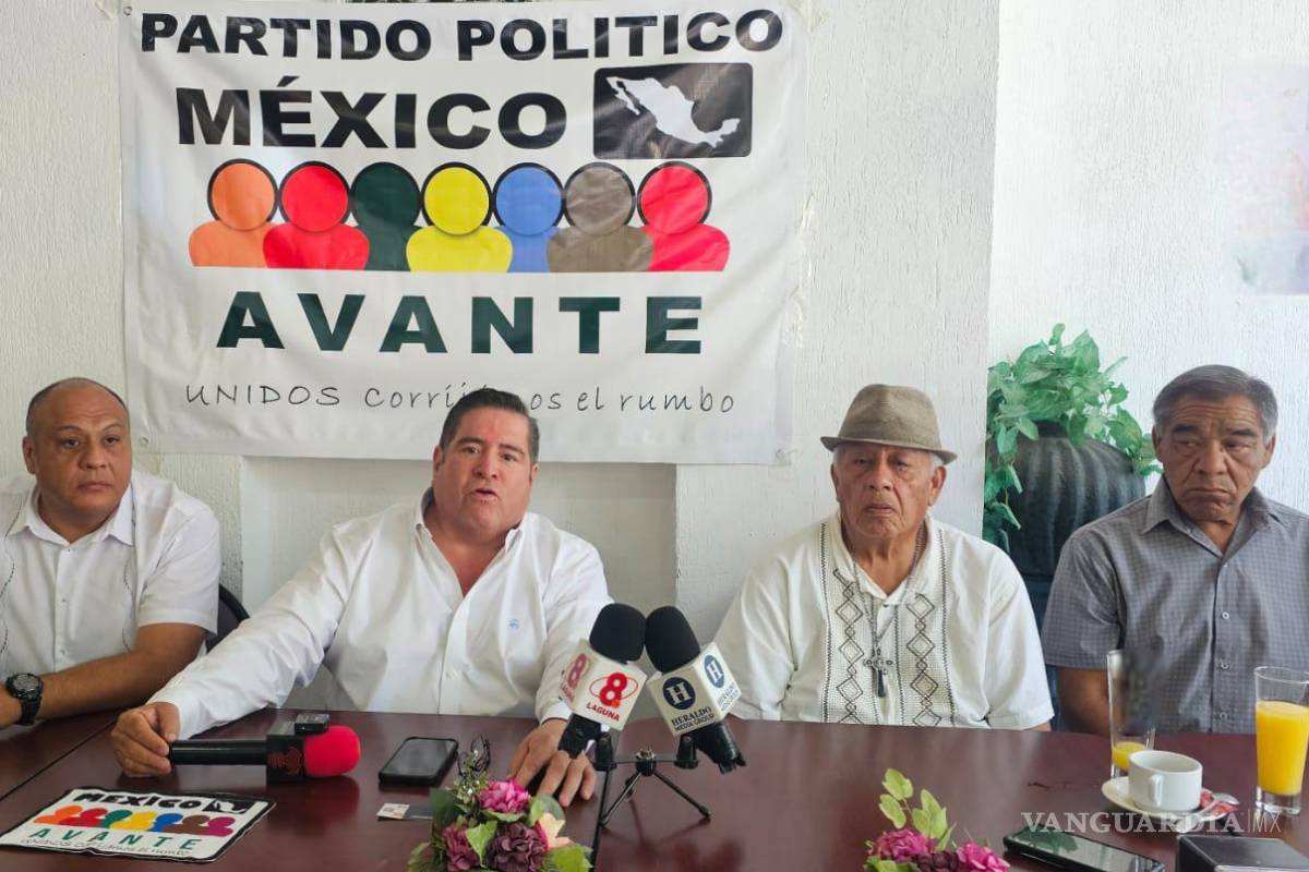 ’México Avante’ no será palero de ningún partido’, afirma su dirigente en Torreón