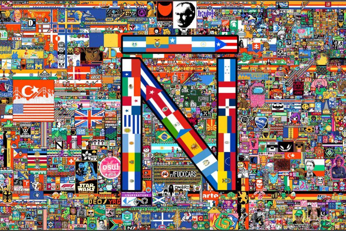 ¿Por qué todos están en Reddit Place? Regresó el lienzo digital donde se crea un mural pixel a pixel