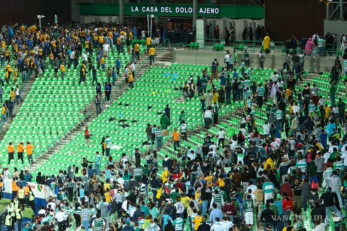 Analizan si habrá castigo para el Santos por trifulca en su estadio