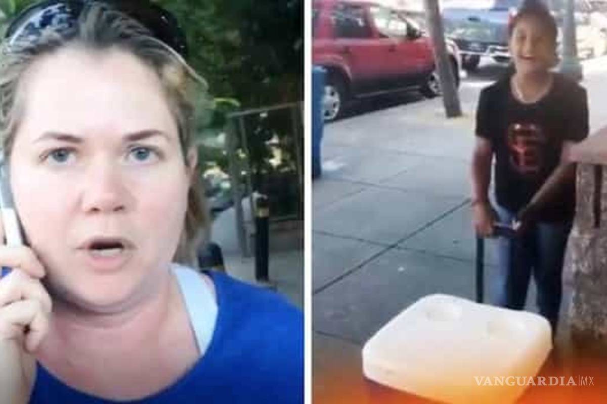 Mujer blanca intentó llamar a la policía para denunciar a niña que vendía agua embotellada