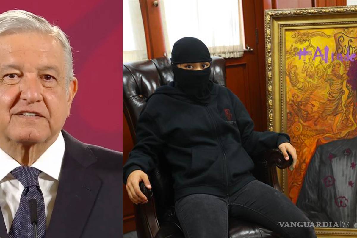 AMLO culpa a conservadores por protesta en CNDH; &quot;quieren 'tumbar' a Rosario Piedra&quot;