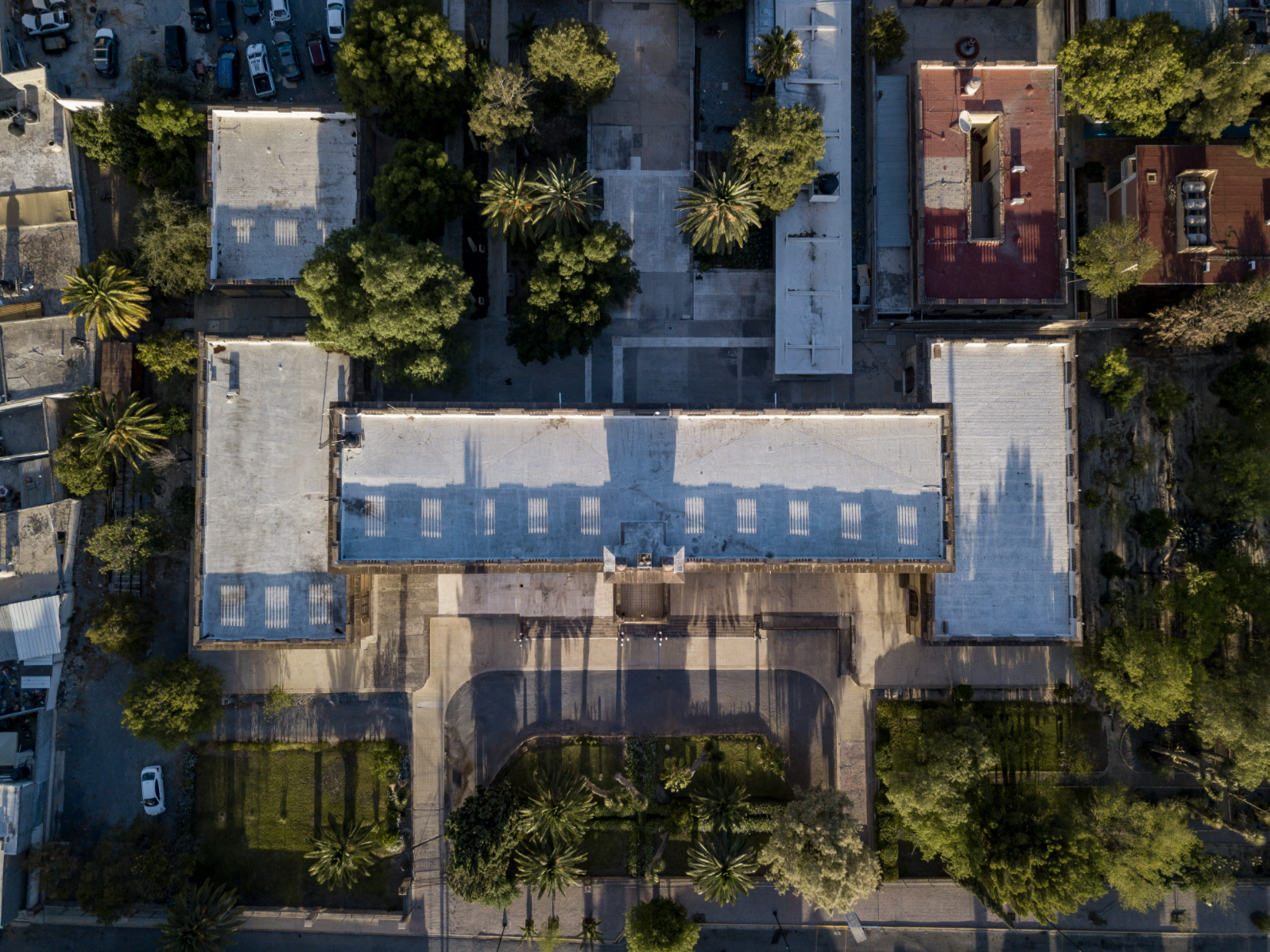 $!Vista aérea del Archivo Municipal de Saltillo.