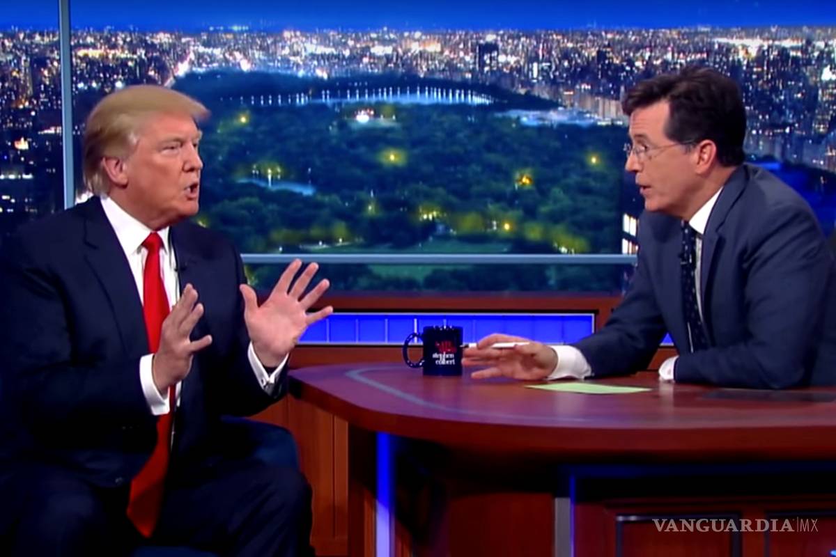 Stephen Colbert critica los extraños comentarios de Trump sobre el huracán Dorian