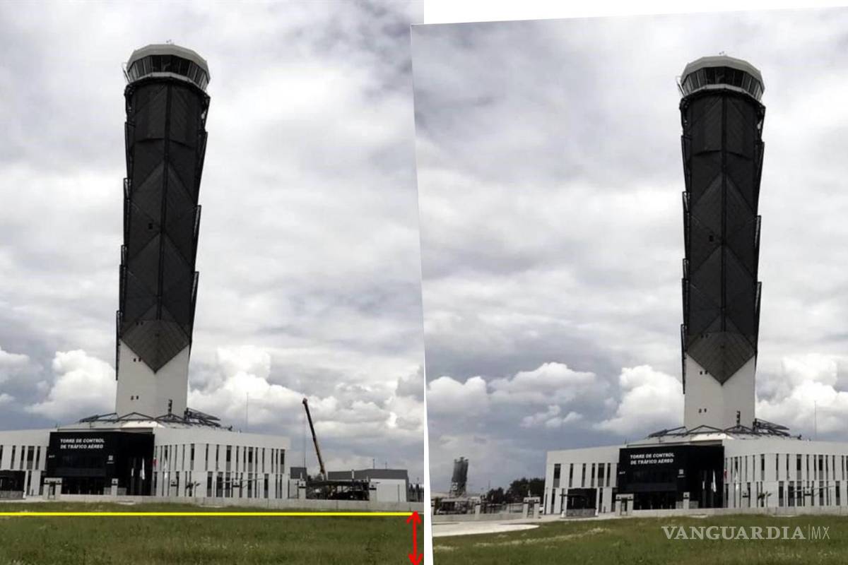 Desmienten que Torre de Control del AIFA esté ‘chueca’