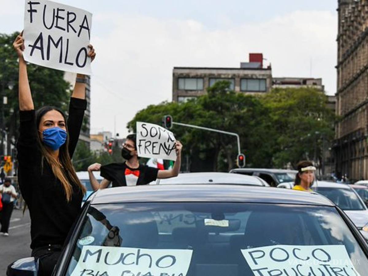 $!“Llegué por el apoyo de la mayoría”, responde AMLO sobre marchas