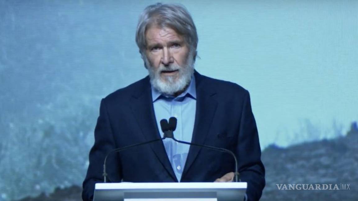 ‘Dejen de darle poder a quien no cree en la ciencia’: Harrison Ford