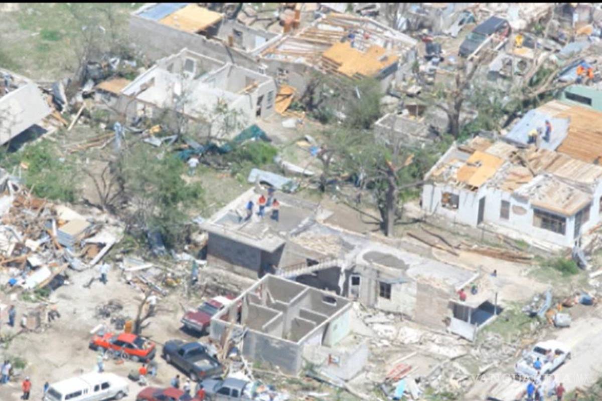 $!La estela de destrucción que quedó, nos da la dimensión de los daños.