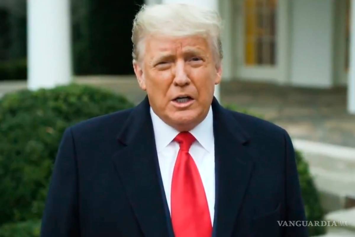 Donald Trump pide a manifestantes "regresar a casa en paz"