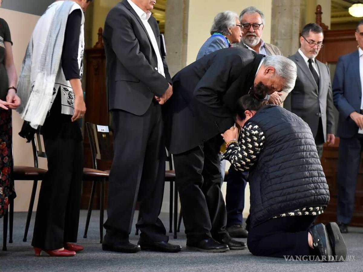 $!María Icela Valdez Chaidez, madre de Roberto Quiroa Flores Valdez, en la Mañanera.
