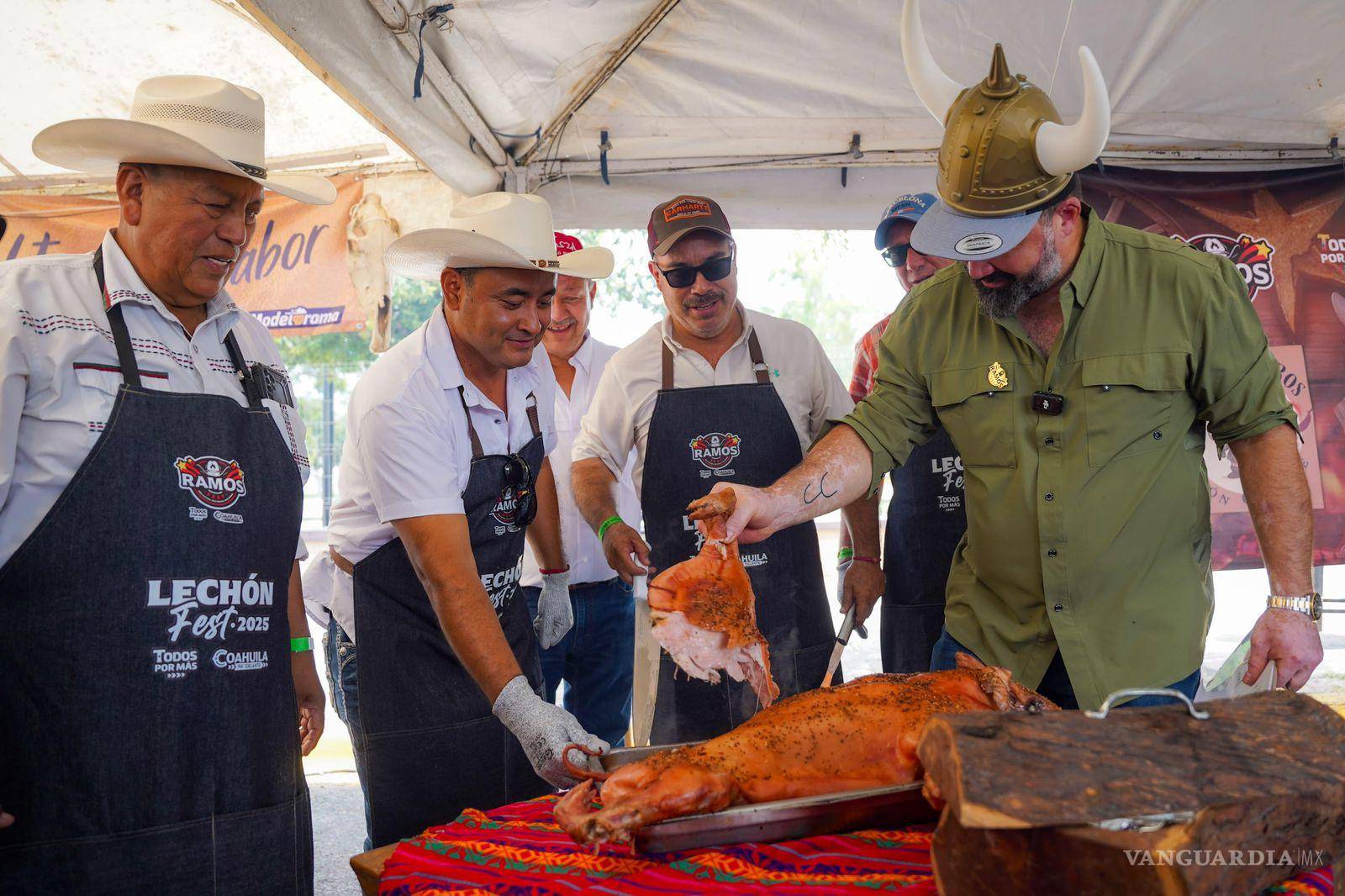 $!Con más de 50 equipos, el primer Lechón Fest mostró la riqueza gastronómica de Ramos Arizpe.