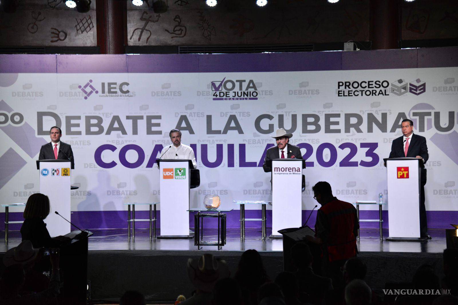 Finaliza tercer round entre candidatos a la gubernatura de Coahuila: presentan propuestas sobre seguridad y gobernanza