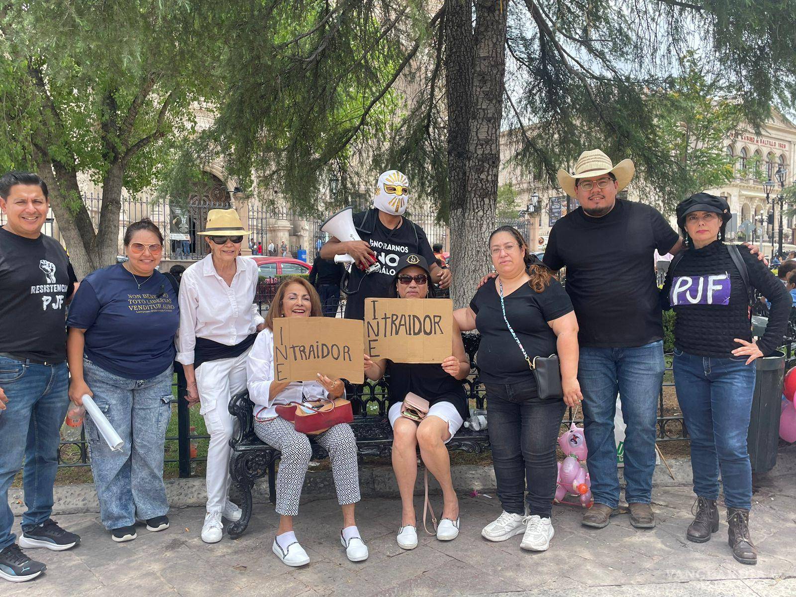 Protestan en Saltillo y Torreón contra la elección del Poder Judicial