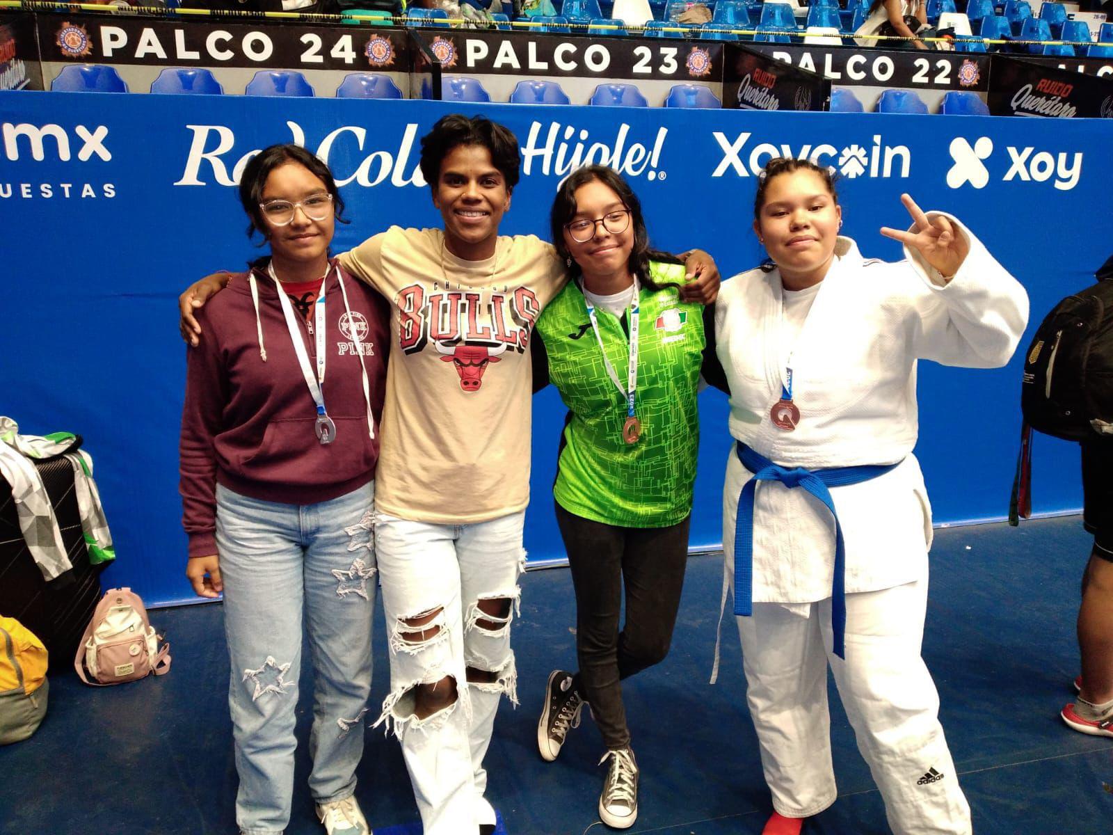 $!Los y las judocas coahuilenses han compartido competencia con la medallista olímpica, Prisca Awiti.