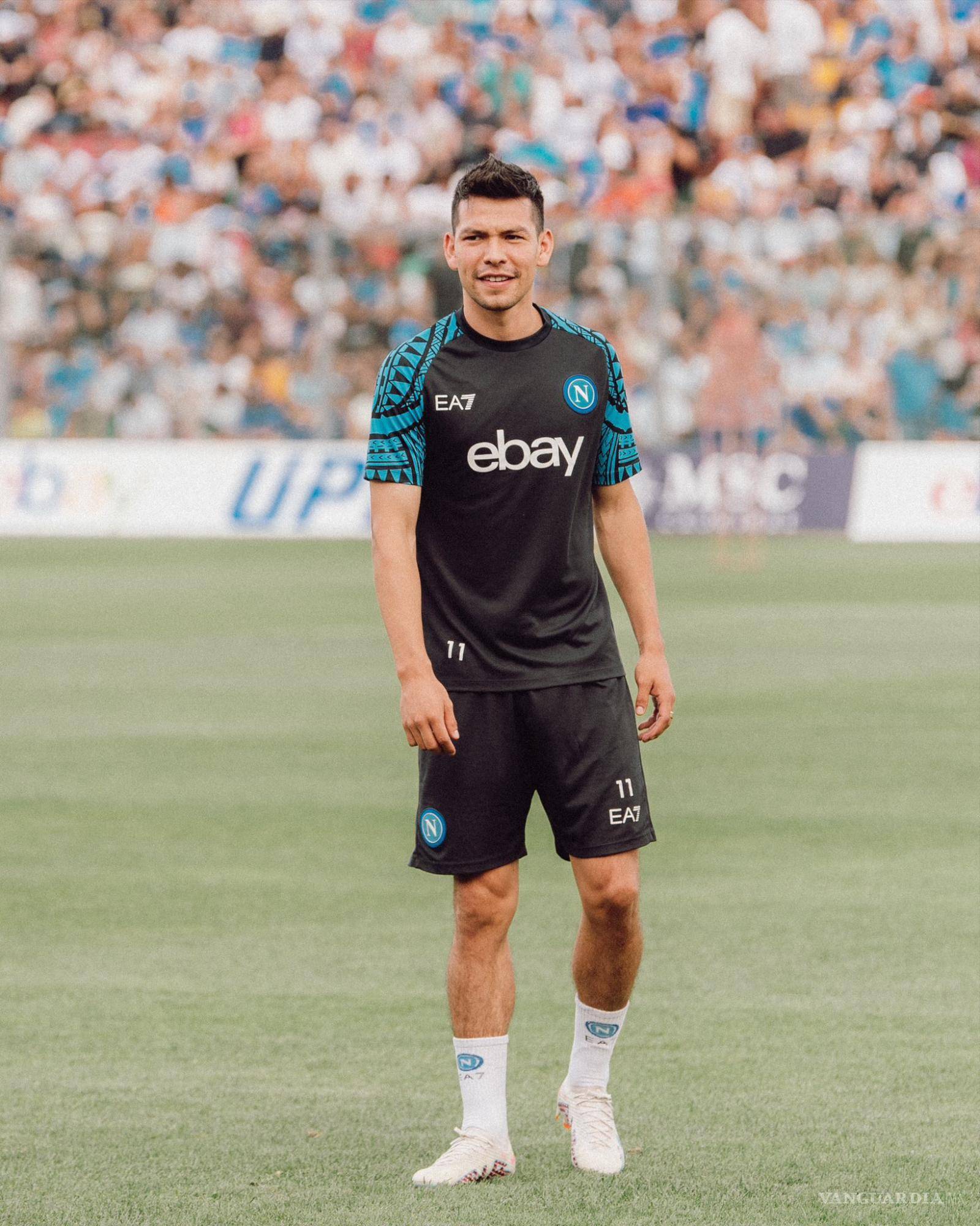 $!Rudi García no utilizó al Chucky Lozano pese a la baja de Khvicha Kvaratskhelia.