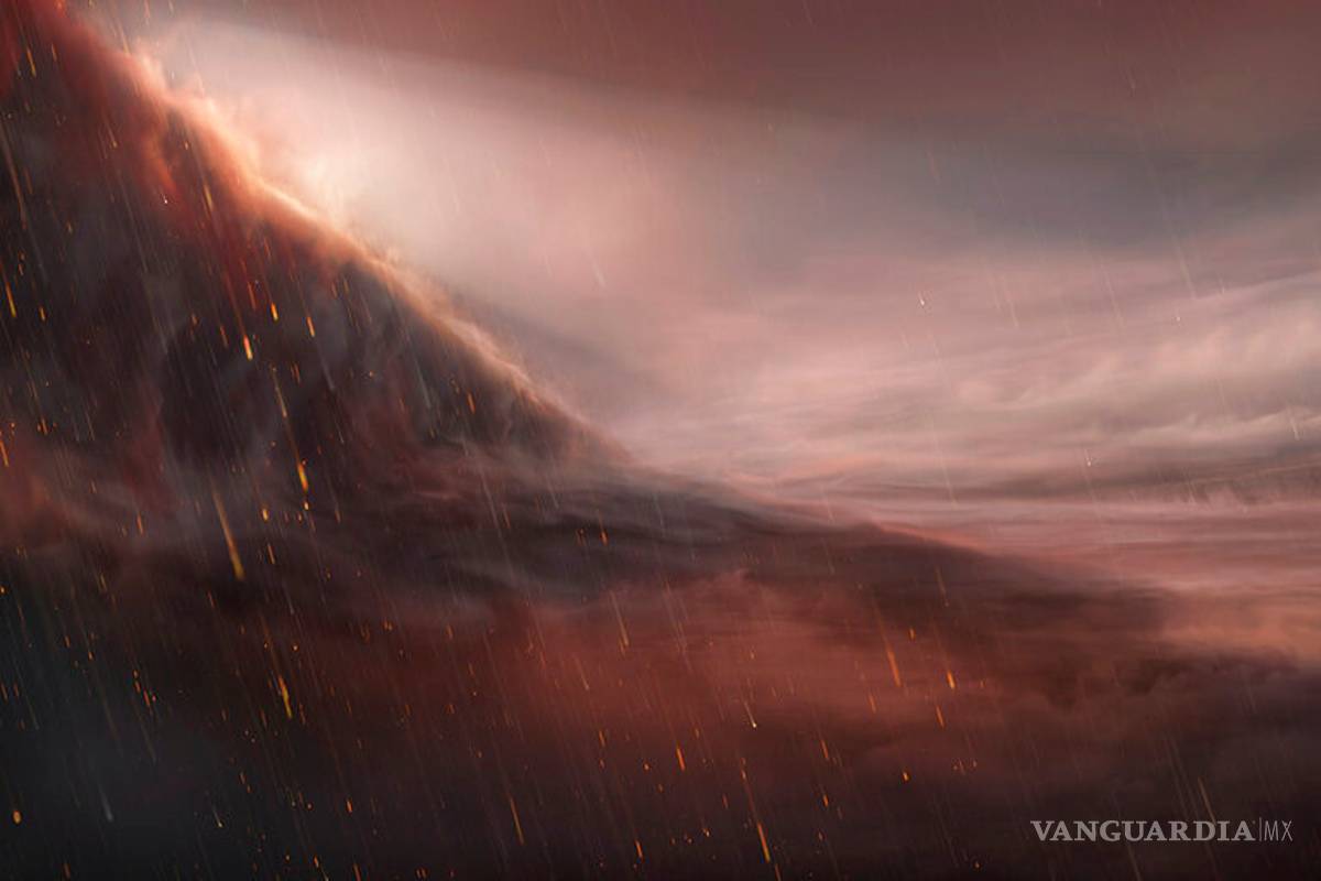 Exoplaneta parece tener lluvias de hierro