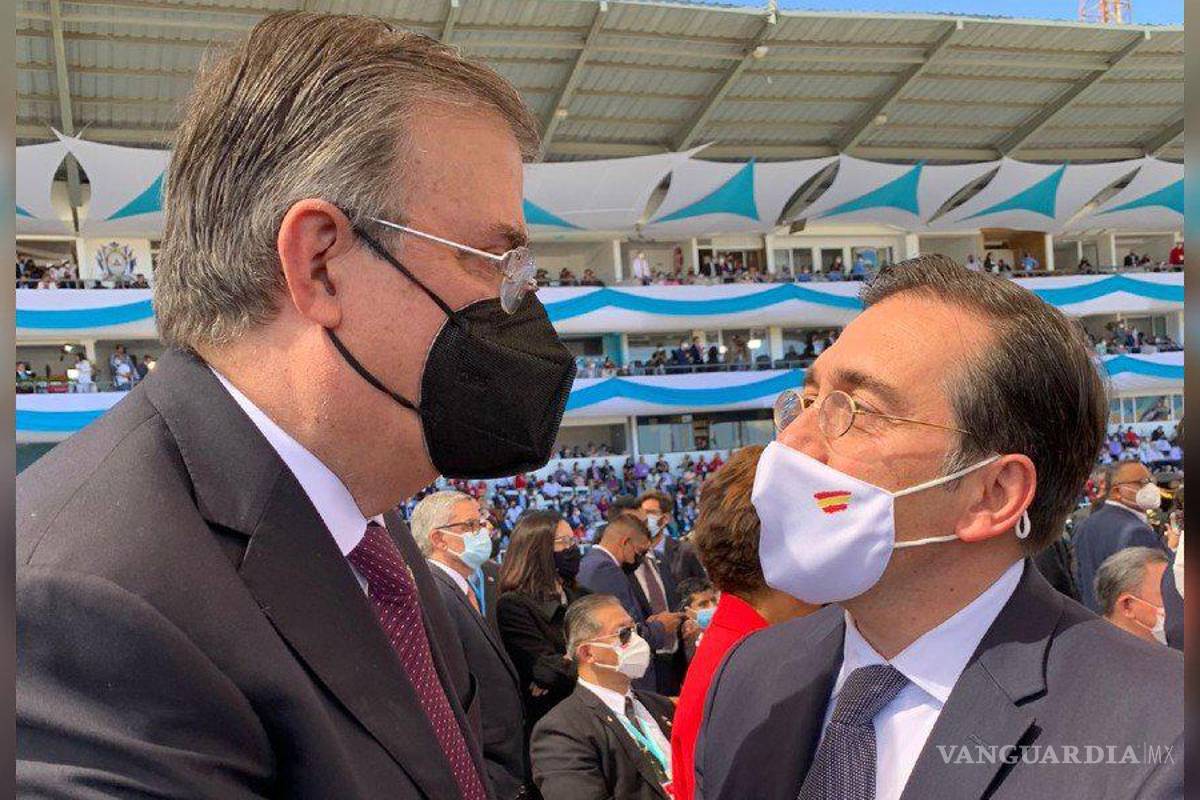 Ebrard ‘arregla’ malentendido con España, sostiene llamada con canciller para aclarar propuesta de AMLO