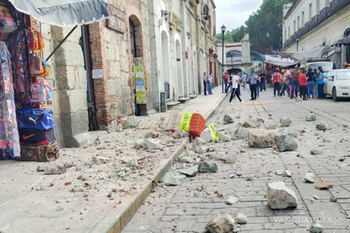 Estas son las imágenes del sismo de hoy en la CDMX y Oaxaca