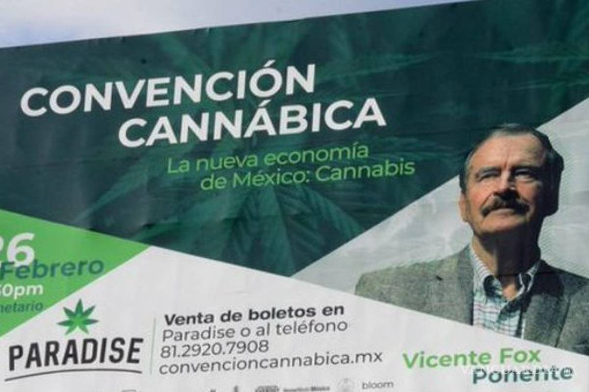 Vicente Fox encabeza ponencias en convención de mariguana en Nuevo León