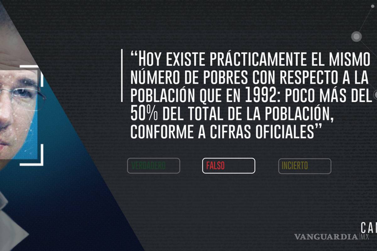 Anaya miente al afirmar que aumentó la pobreza los últimos 26 años #Candidatum