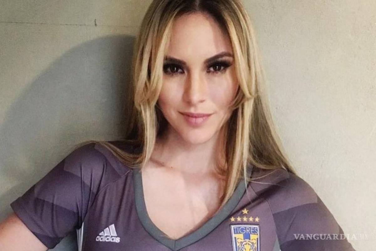 Conductora de ESPN presume la nueva piel de los Tigres