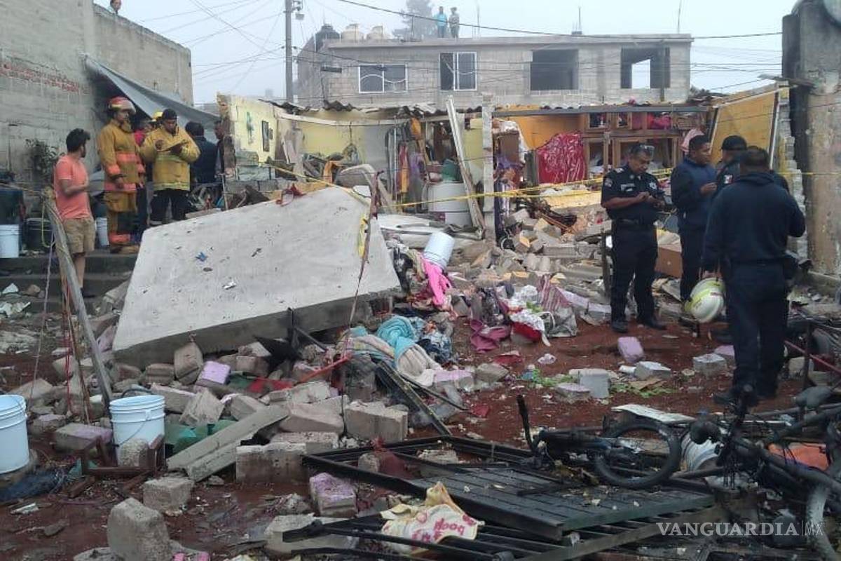 Explota polvorín clandestino en Tultepec; mueren papá y bebé de dos años