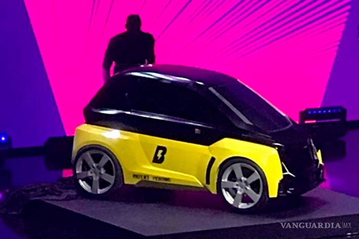 Usain Bolt lanzó su microauto eléctrico, para moverse en ciudades