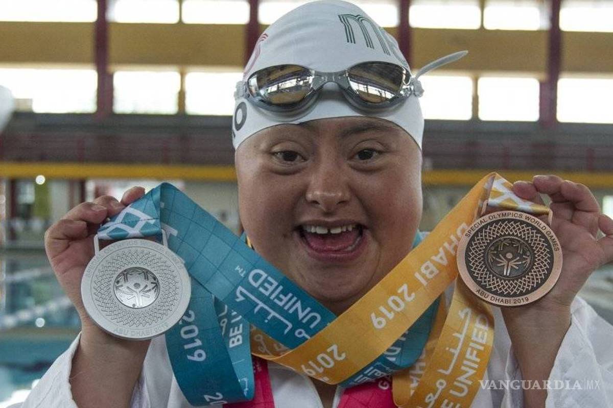 La nadadora mexicana con síndrome de Down que conquistó el Mundial de Abu Dhabi