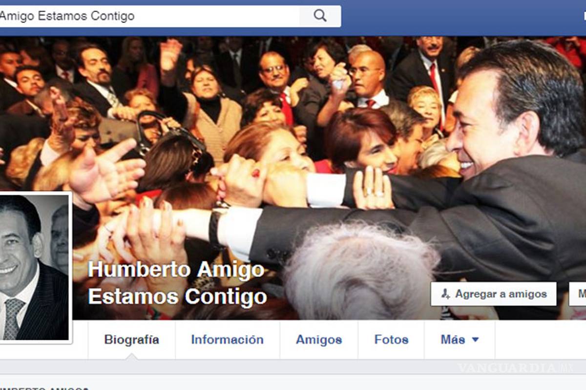 Amigos de Humberto Moreira crean grupos de apoyo en Facebook