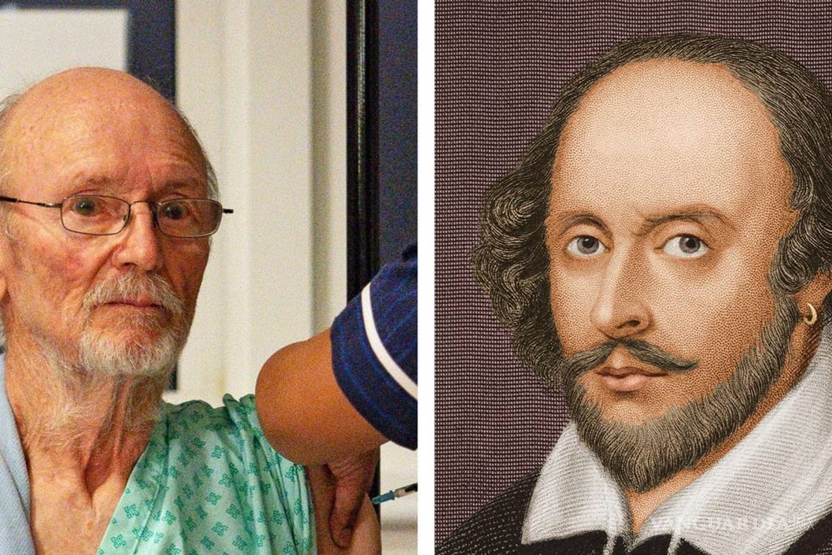 William Shakespeare es el primer hombre en recibir la vacuna anticovid de Pfizer