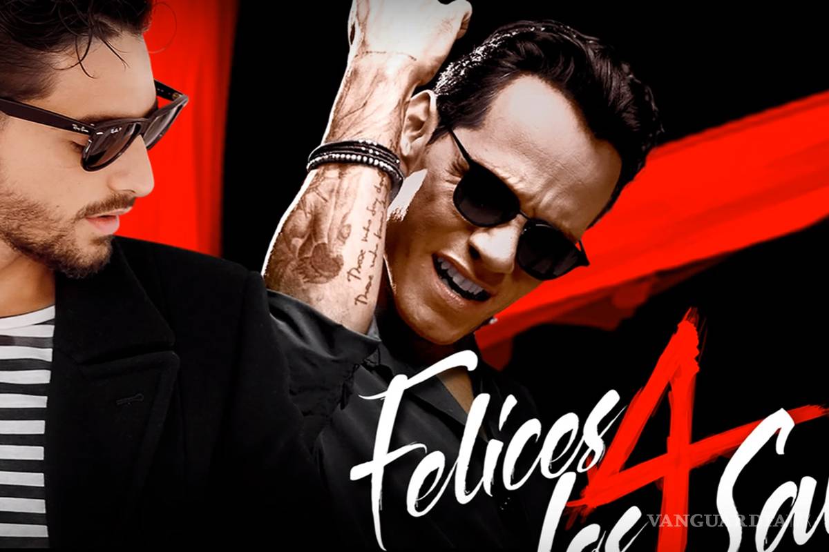 Maluma y Marc Anthony presentan la versión salsa de “Felices los 4”