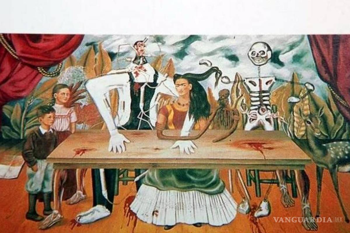Nuevamente 'aparece' una versión de 'La mesa herida' de Frida Kahlo