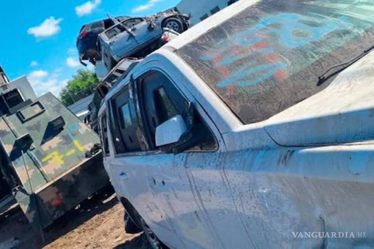 Fueron destruidos 20 ‘monstruos’ decomisados a cárteles en Tamaulipas